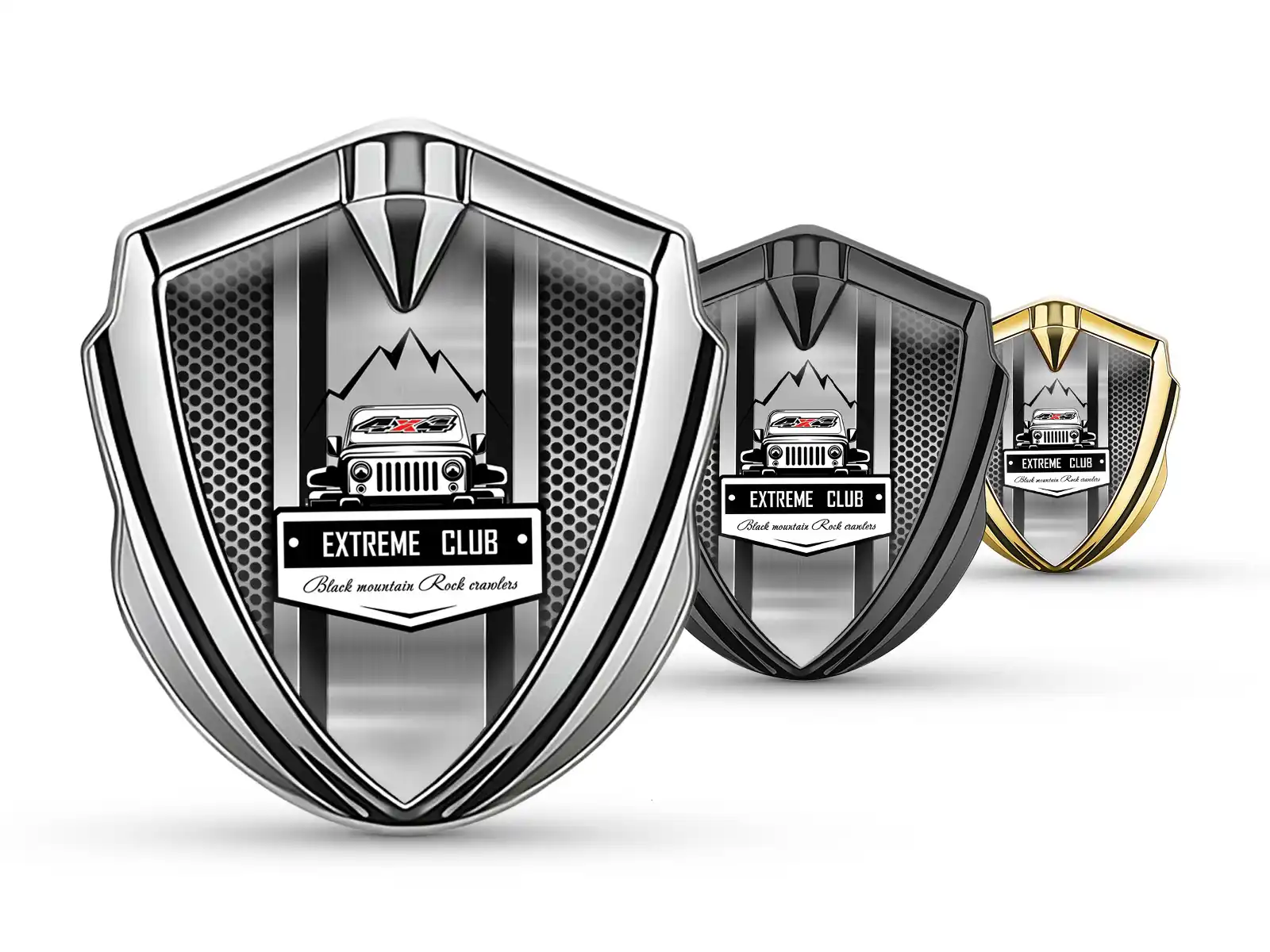 Emblem Fender Abzeichen Rennsportlicher Look Strahlend